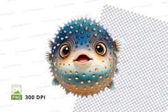 Cartoon pufferfish Product Image 1