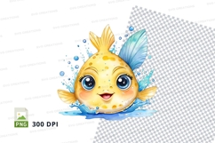 Happy cartoon fish Product Image 1