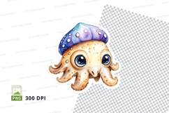 Whimsical octopus clipart Product Image 1