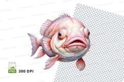 Cartoonish fish clipart Product Image 1
