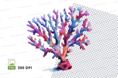 Colorful coral reef clipart Product Image 1