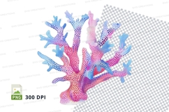 Colorful coral reef clipart Product Image 1