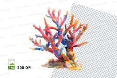 Colorful coral reef clipart Product Image 1