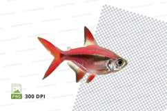 Vibrant red fish clipart Product Image 1
