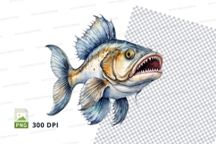 Angry bass fish Product Image 1