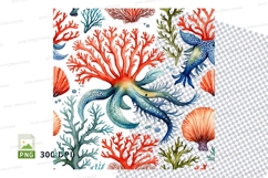 Underwater marine life pattern Product Image 1