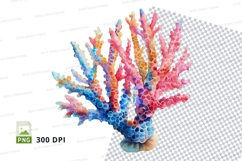 Colorful coral reef clipart Product Image 1