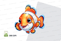 Cartoon clownfish Product Image 1