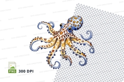 Blue-ringed octopus clipart Product Image 1