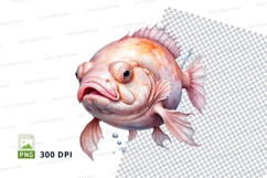 Cartoon fish clipart Product Image 1