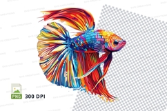 Colorful betta fish Product Image 1