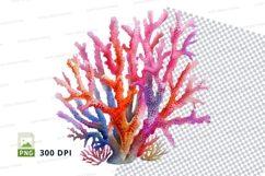 Colorful coral reef clipart Product Image 1