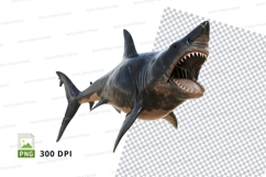 Fierce shark clipart Product Image 1