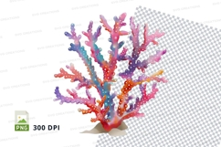 Colorful coral reef clipart Product Image 1