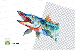 Vibrant barracuda illustration Product Image 1