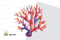 Colorful coral reef clipart Product Image 1