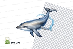Leaping dolphin clipart Product Image 1