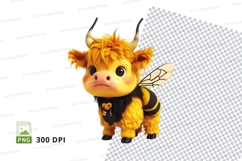 Cartoon bee-cow Product Image 1