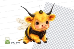 Whimsical bee cow Product Image 1