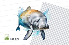 Leaping dolphin clipart Product Image 1