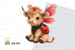 Fantasy cow clipart Product Image 1