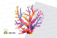 Colorful coral reef clipart Product Image 1
