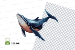 Whale clipart png Product Image 1