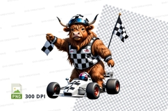 Racing bull character Product Image 1