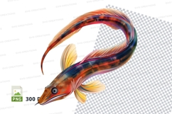 Vibrant rainbow eel Product Image 1
