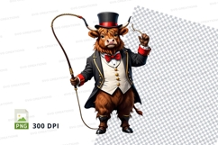 Dapper bull clipart Product Image 1