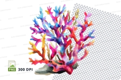 Colorful coral reef clipart Product Image 1