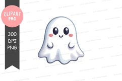 Cute ghost clipart png Product Image 1