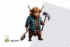 Cartoon highland cow Product Image 1