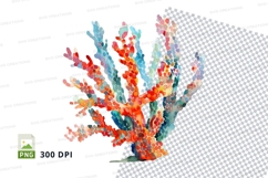 Colorful coral reef clipart Product Image 1