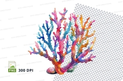 Colorful coral reef clipart Product Image 1