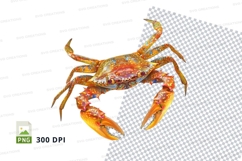 Colorful crab clipart Product Image 1