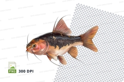 Illustrated fish clipart Product Image 1