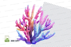 Colorful coral reef clipart Product Image 1