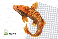 Vibrant fish clipart Product Image 1