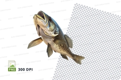 Large mouth bass fish Product Image 1