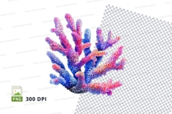 Colorful coral reef clipart Product Image 1