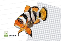 Vibrant clownfish illustration Product Image 1