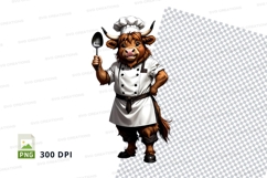 Chef cow character Product Image 1