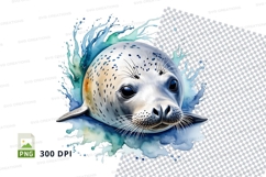 Playful seal in water Product Image 1