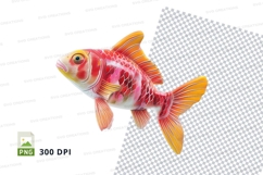 Vibrant goldfish clipart Product Image 1