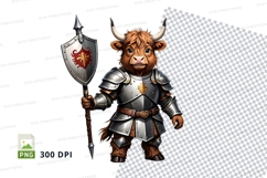 Knight bull clipart Product Image 1
