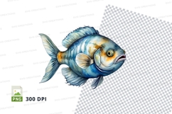 Colorful fish clipart Product Image 1