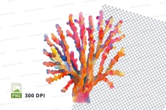 Colorful coral reef clipart Product Image 1