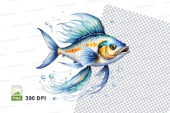 Vibrant blue fish Product Image 1