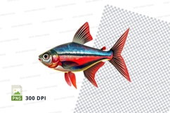 Colorful fish clipart Product Image 1